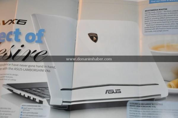 Ve Asus'un yeni netbook modeli Lamborghini VX6 gün ışığına çıktı