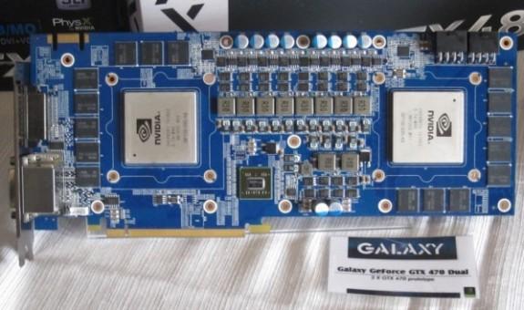 Galaxy, GeForce GTX 470 X2 modelini gösterdi