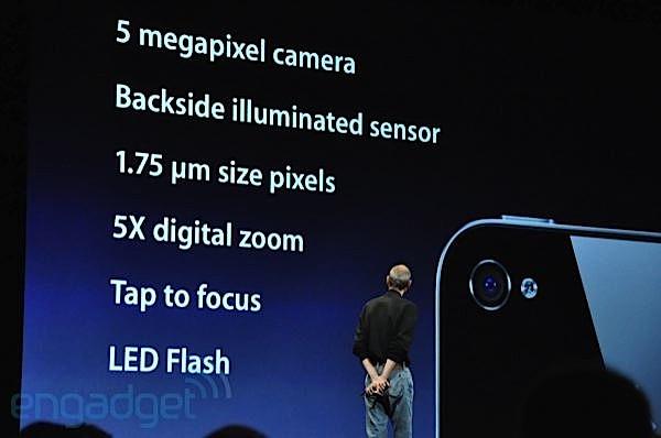 Apple, Phone 4'te 5 Megapiksel kamera kullanıyor, işte detaylar...