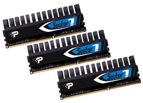 Patriot, Sector 7 serisi üç kanal DDR3 bellek kitlerini tanıttı