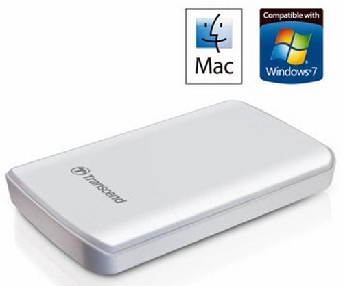 Transcend'den Mac kullanıcıları için 500GB kapasiteli harici depolama sürücüsü