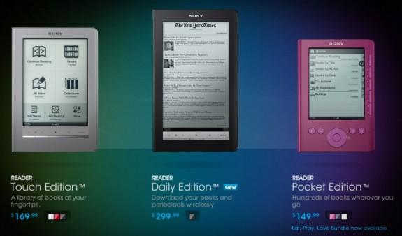 Sony, elektronik kitap okuyucularından fiyat indirimine gitti