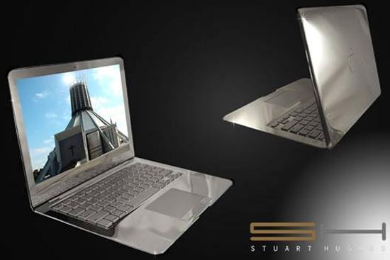 Stuart Hughes'dan 320.000£ fiyatıyla dudak uçuklatan MacBook Air Platinium Edition