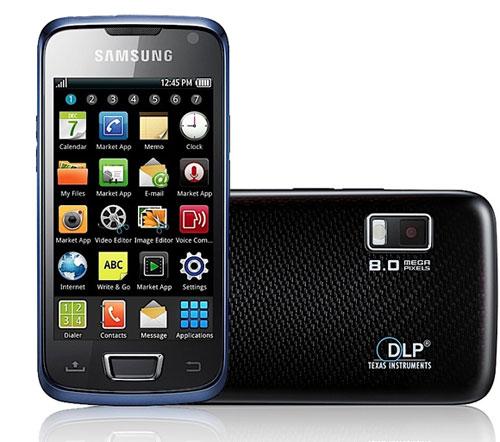 Androidli ve projektörlü Samsung i8520 Galaxy Beam, 17 temmuzda Singapur yolcusu