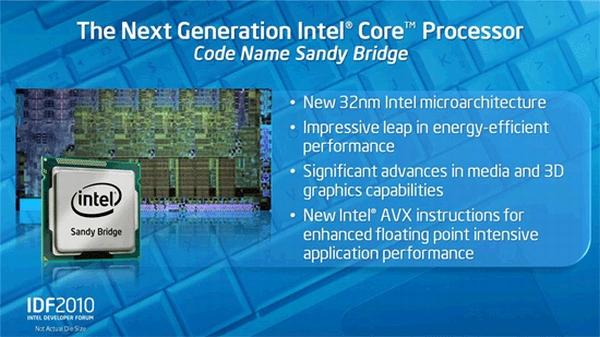 Intel, Sandy Bridge tabanlı yeni nesil işlemcilerini Core i3/i5/i7-2000 serisi olarak isimlendirebilir