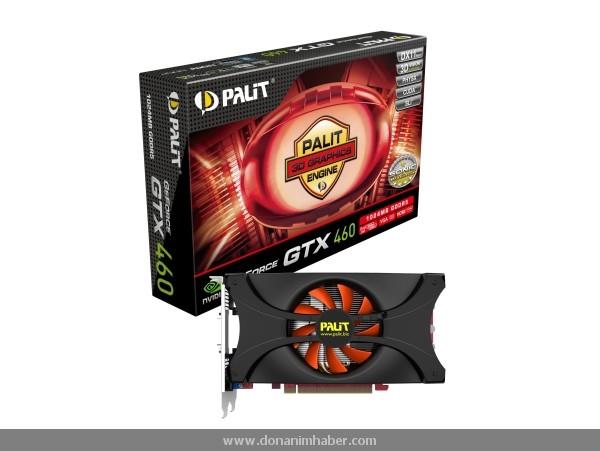 Palit GeForce GTX 460 Sonic Platinum 800MHz GPU hızıyla geliyor