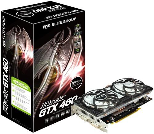 ECS, 800MHz GPU hızıyla gelen GeForce GTX 460 Black modelini duyurdu