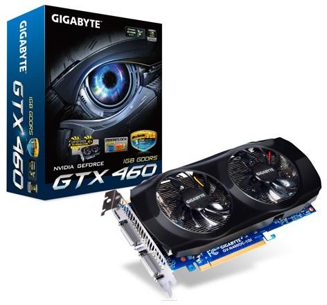 Gigabyte özel tasarımlı GeForce GTX 460 modellerini tanıttı