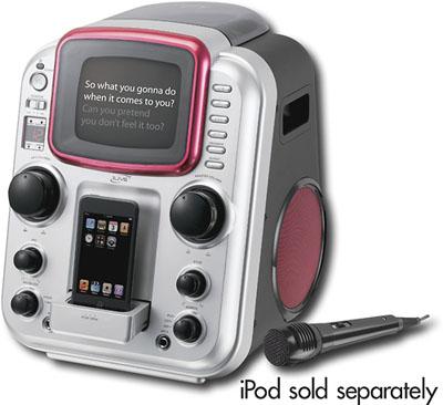 iPod'a özel karaoke destekli dock ünitesi: iLive CD+G Karaoke