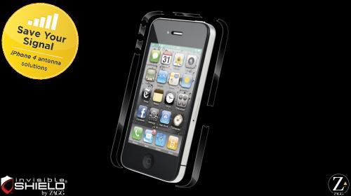 ZAGG'den iPhone 4'ün sinyal kaybı sorununa özel koruyucu 