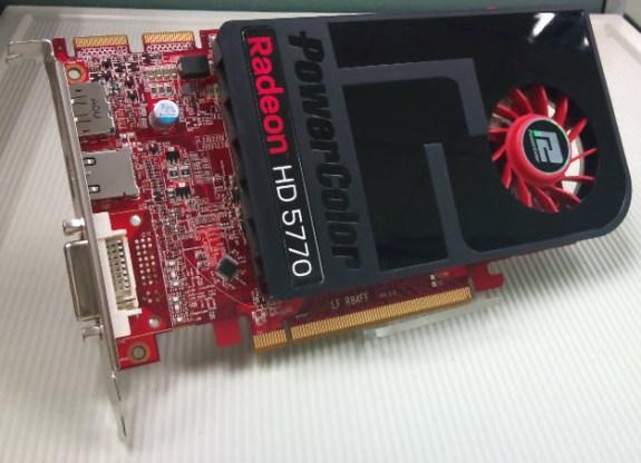 PowerColor tek slot tasarımlı Radeon HD 5770 modelini gösterdi