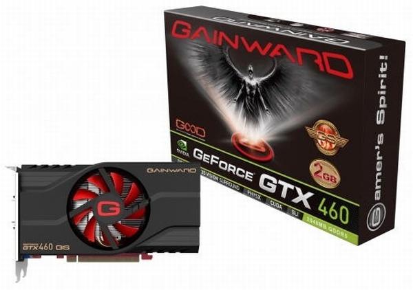 Gainward, 2GB GDDR5 bellekli GeForce GTX 460 modelini duyurdu