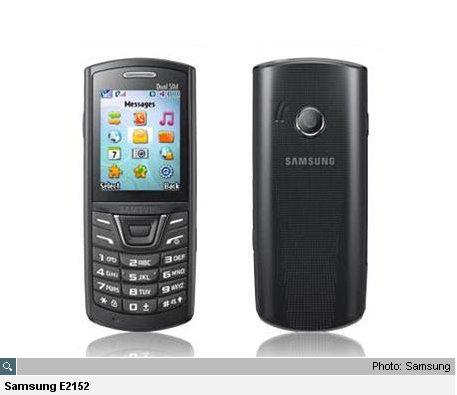 Samsung, alt segment E2152 ile çift sim kart girişli cep telefonu gamını genişletiyor