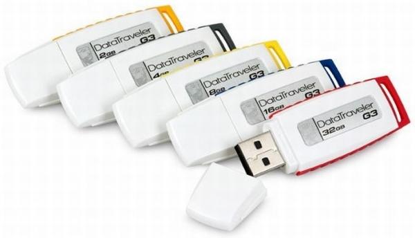 Kingston, DataTraveler G3 serisi yeni USB belleklerini Avrupa'da satışa sunuyor