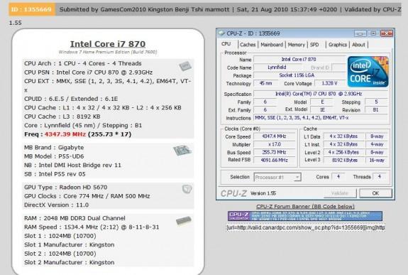Kingston DDR3 bellek hızı rekoru kırdı: 3068MHz
