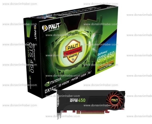 Palit'in düşük profilli GeForce GTS 450 modeli gün ışığına çıktı