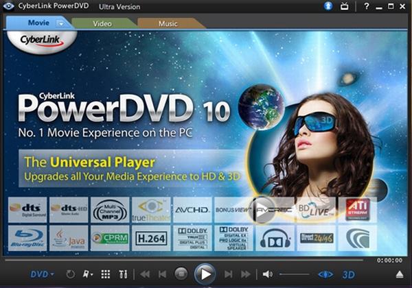 PowerDVD 10, GeForce ekran kartları için HDMI 1.4 üzerinden 3D video desteği aldı