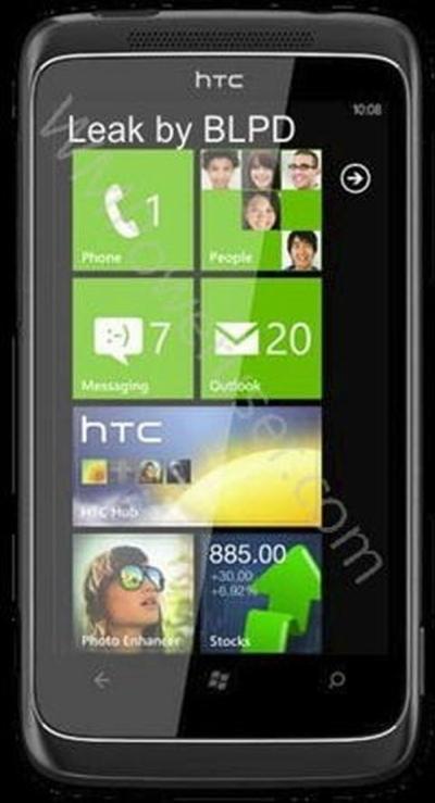 HTC'nin Windows Phone 7 tabanlı 7 Trophy modeline ait detaylar gün ışığına çıktı