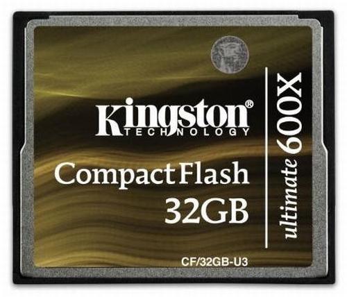 Kingston Ultimate 600x serisi CompactFlash bellek kartlarını duyurdu