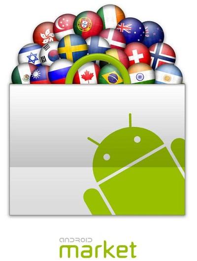 Android Market artık daha fazla ülkede hizmette