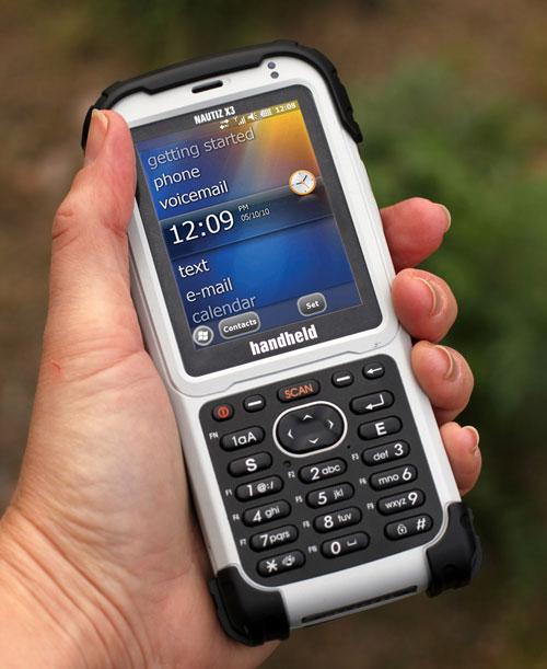 Handheld Group, Windows Mobile işletim sistemli ultra dayanıklı  telefonu Nautiz X3'ü tanıttı