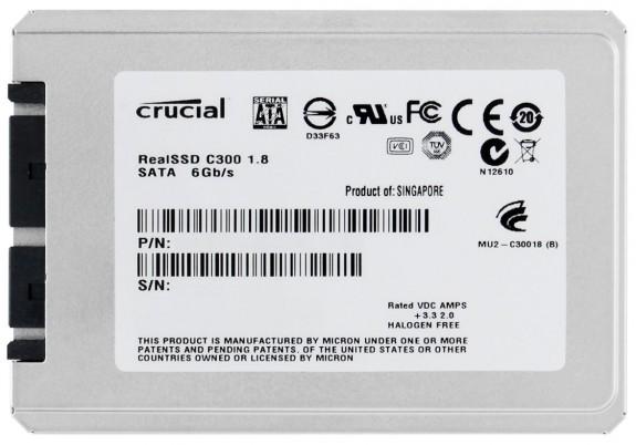 Crucial 355MB/saniye okuma hızı sunan 1.8-inç boyutundaki SSD'lerini tanıttı