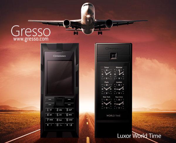 Gresso Luxor World Time; cep telefonu ile 6 farklı ülkenin saati bir arada