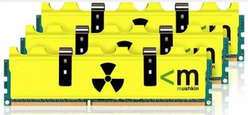 Mushkin, Radioactive serisi yeni DDR3 bellek kitlerini duyurdu