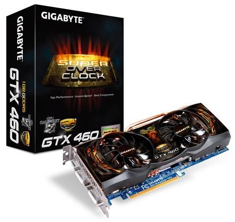 Gigabyte GeForce GTX 460 SuperOverclock lanse edildi 