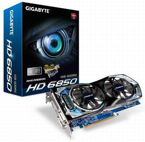 Gigabyte özel tasarımlı Radeon HD 6850 WindForce modelini duyurdu
