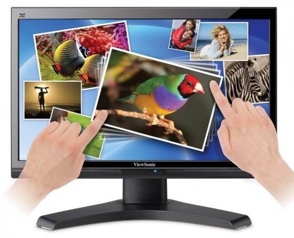 ViewSonic çoklu dokunmatik teknolojisine sahip Full HD monitörünü satışa sunuyor