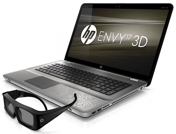 HP'den 3D destekli dizüstü bilgisayar: ENVY 17 3D