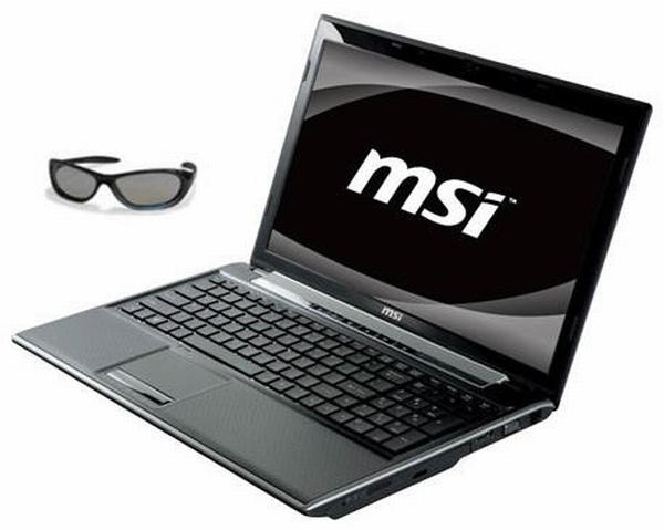 MSI'dan 3D destekli yeni dizüstü bilgisayar: FR600 3D