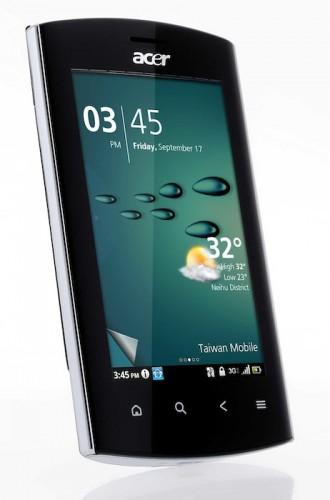 Acer'ın Android 2.2 işletim sistemli telefonu Liquid Metal resmiyet kazandı