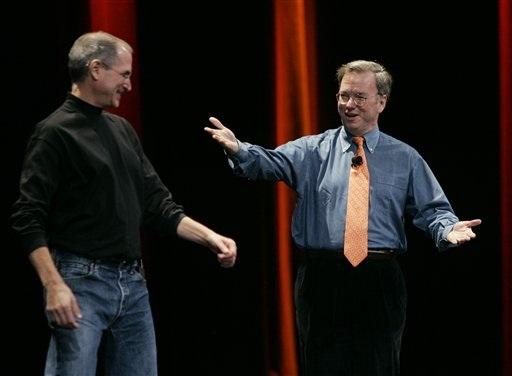 Larry Paige ve Sergey Brin; Google'ın tepe yöneticiliği için Steve Jobs'la görüşmüş