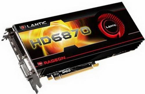 En hızlı Radeon HD 6870 modeli 930MHz ile Lantic'den geliyor