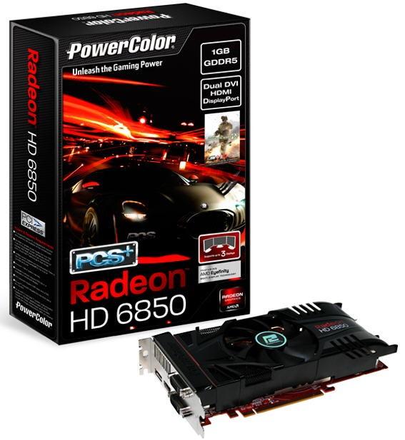 PowerColor özel tasarımlı Radeon HD 6850 PCS+ modelini duyurdu