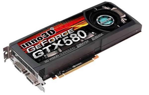 Inno3D'nin GeForce GTX 580 modeli gün ışığına çıktı
