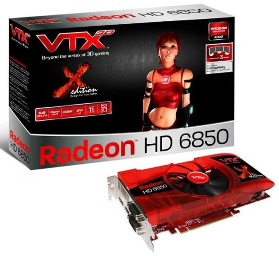 Vertex3D, Radeon HD 6850 X Edition modelini duyurdu