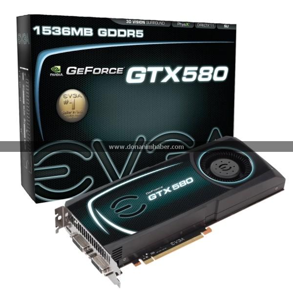 EVGA'nın GeForce GTX 580 modeli gün ışığına çıktı