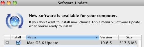Apple, Snow Leopard'ın 5.büyük güncellemesi Mac OS X 10.6.5'i yayınladı