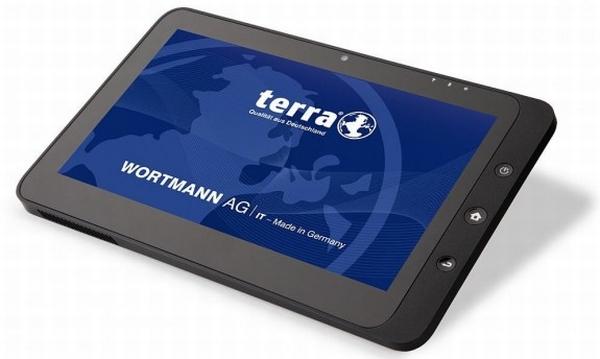 Wortmann'dan Windows 7'li tablet bilgisayar: Terra Pad 1050
