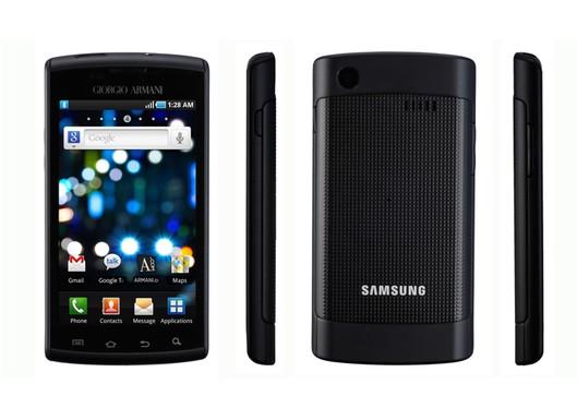 Android işletim sistemli Samsung - Giorgio Armani GT-i9010 resmiyet kazandı