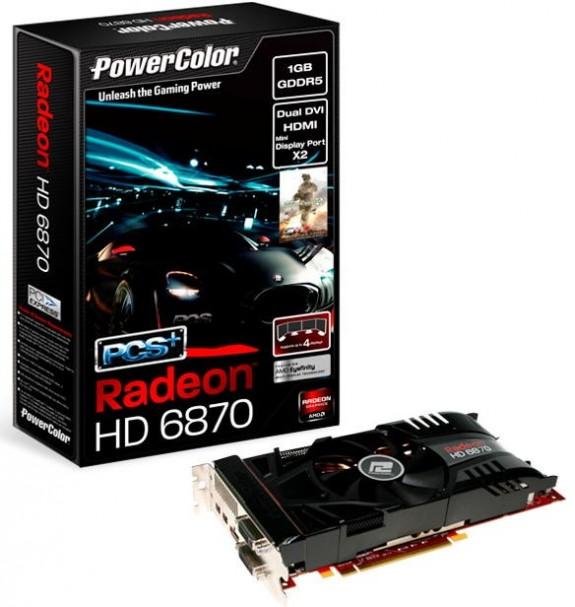 PowerColor özel soğutucu tasarımına sahip Radeon HD 6870 PCS+ modelini duyurdu