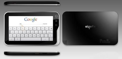Aigo'nun Tegra 2 tabanlı 7 inçlik tableti satışa sunuldu