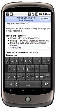 Google Docs'daki dökümanlar iOS ve Android'li cihazlar üzerinden düzenlenebilecek