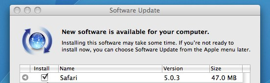 Apple, Safari 5.0.3'ü yayınladı