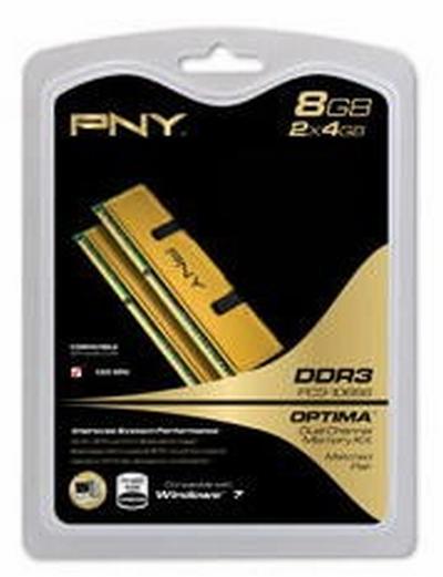 PNY 4GB ve 8GB kapasiteli yeni DDR3 bellek kitlerini duyurdu
