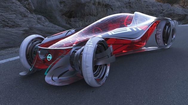Nissan'dan elektromanyetik motorlu muhteşem bir konsept: iV Design Concept