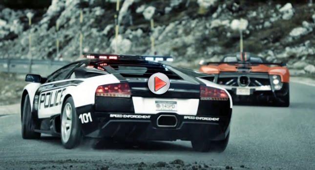 Hot Pursuit de gerçek oldu, Lamborghini Murcielago ve Pagani Zonda yeni videoda buluştu